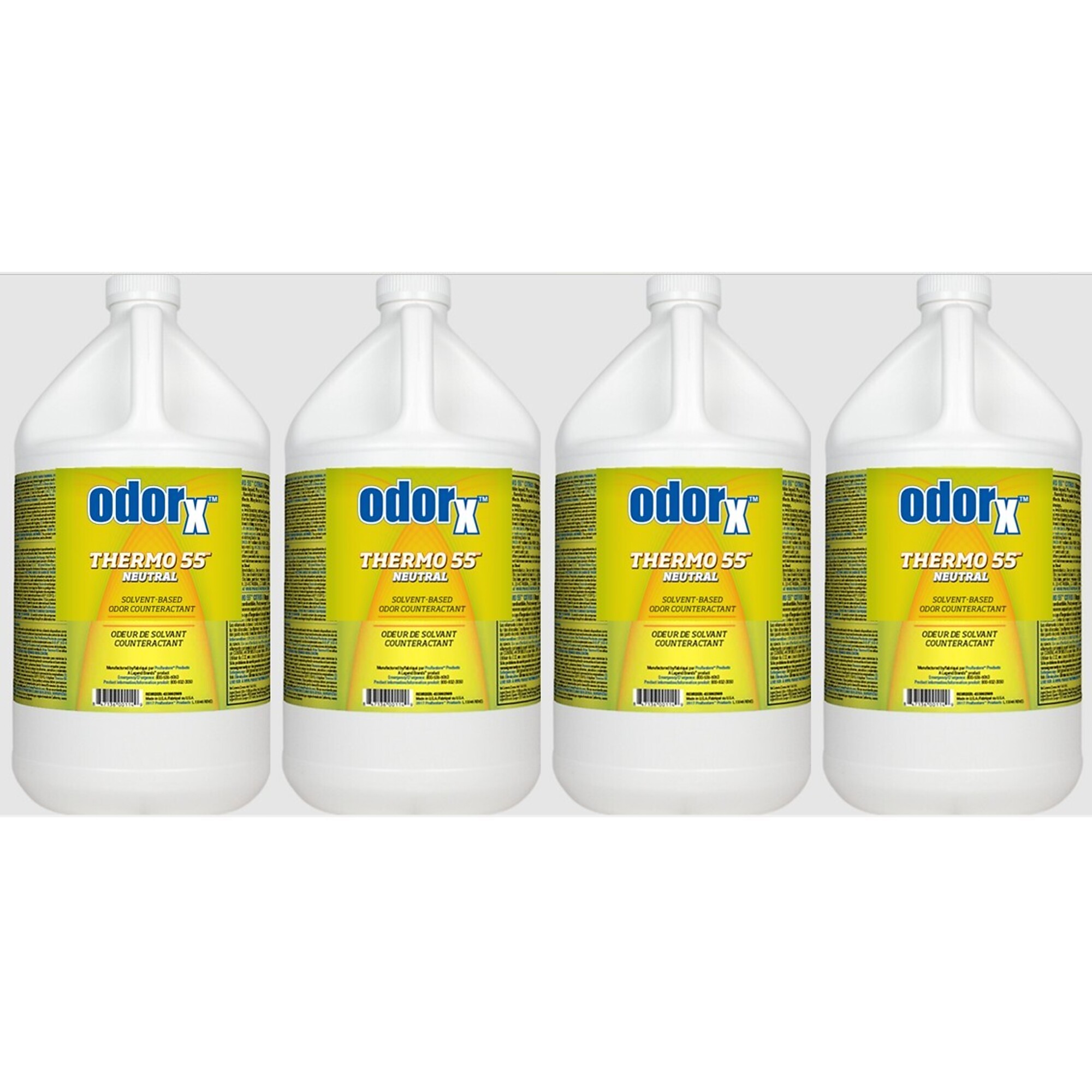 ODORx, Thermo 55 – NEUTRAL Case of Four 1 Gallon, Model # 113699